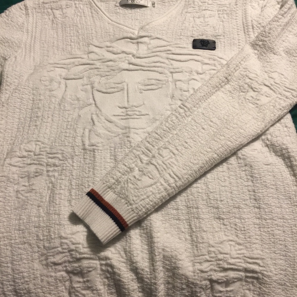 P&S Versace cream sweater - Picture 6 of 11